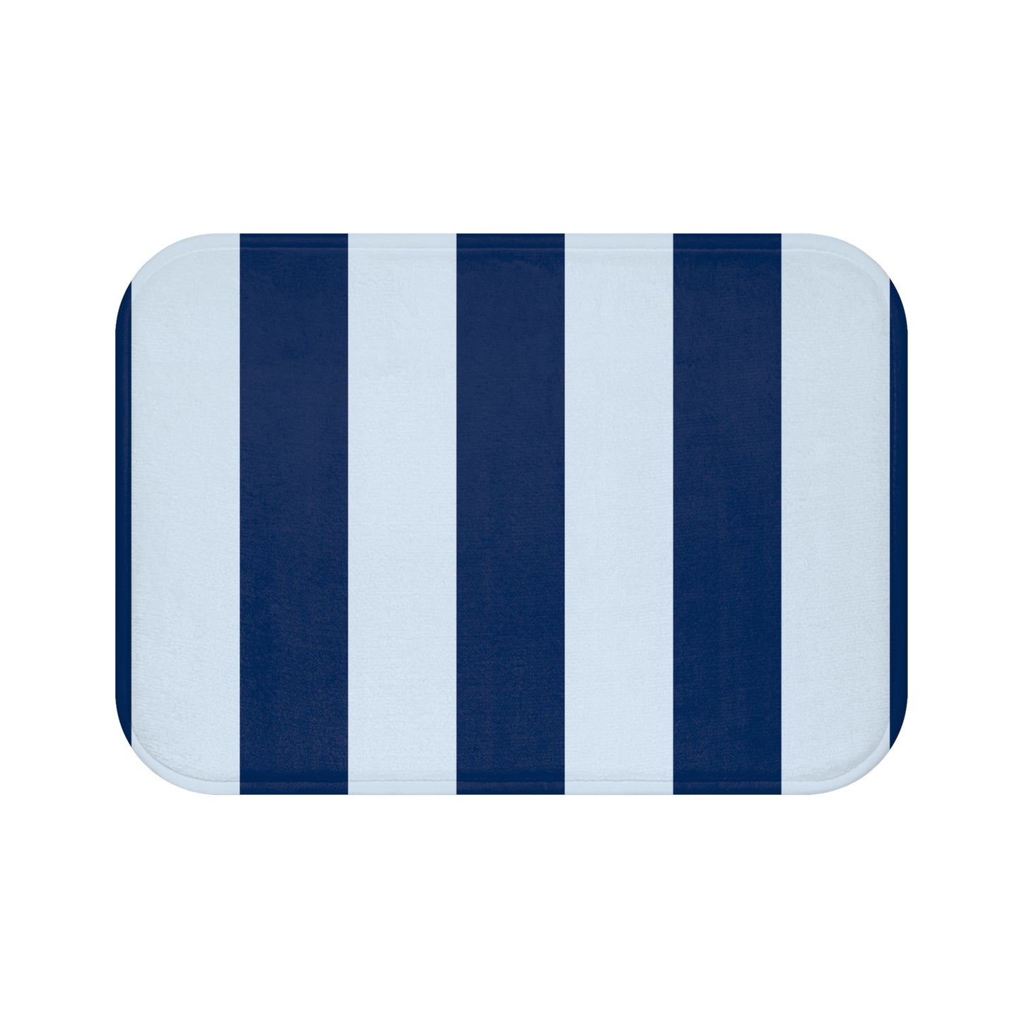 Blue Stripes Bath Mat