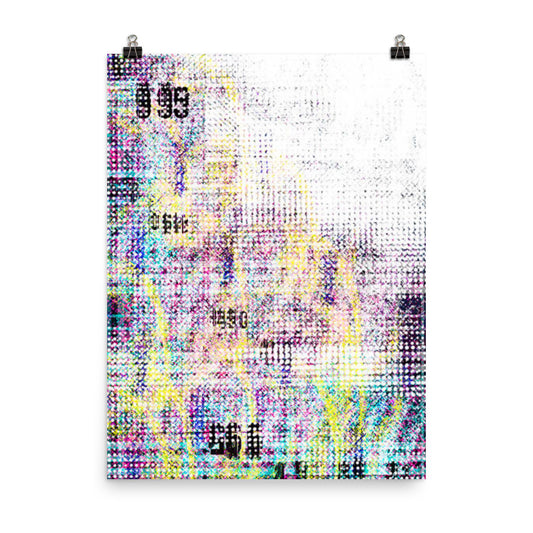 Abstract Halftone Poster