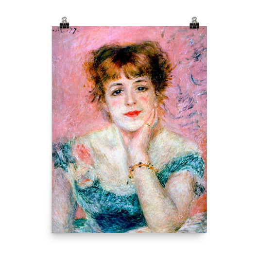 Portrait of Actress Jeanne Samary by Auguste Renoir