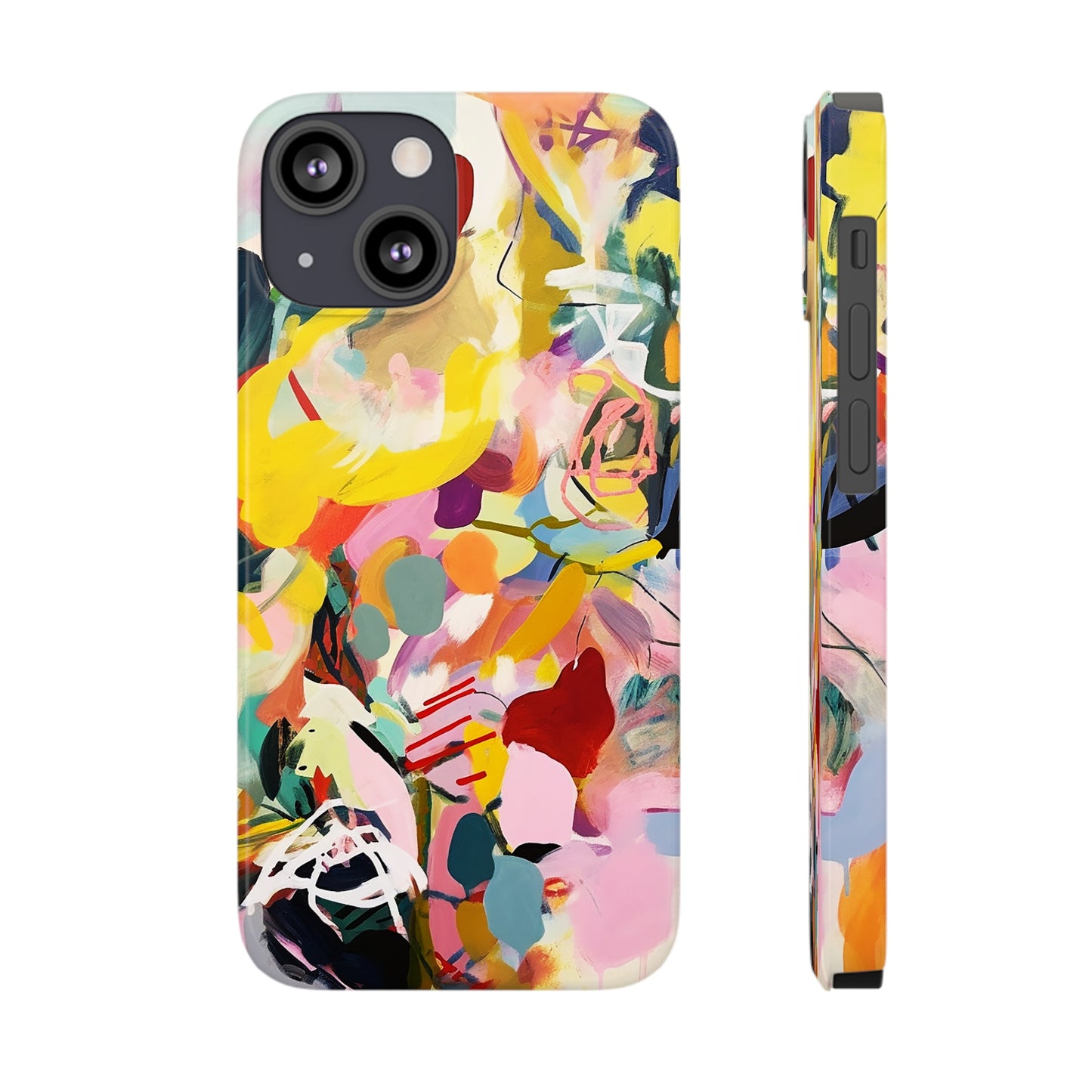 Bright Abstract Slim Phone iCases