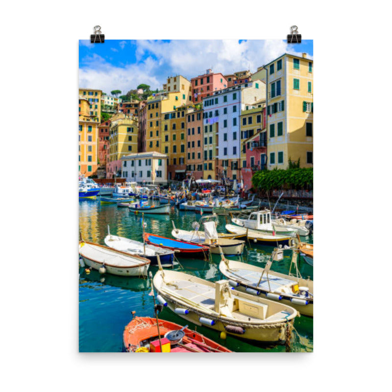 Picturesque Harbour Town of Camogli, Italy