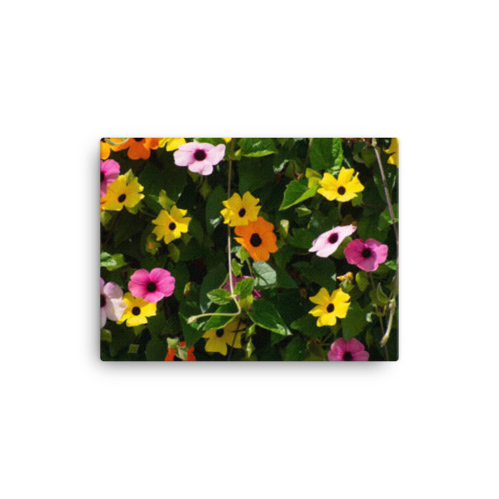 Mosaic of Flowers Canvas Print