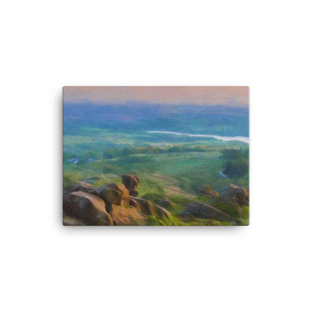 Picturesque Valley Canvas Print