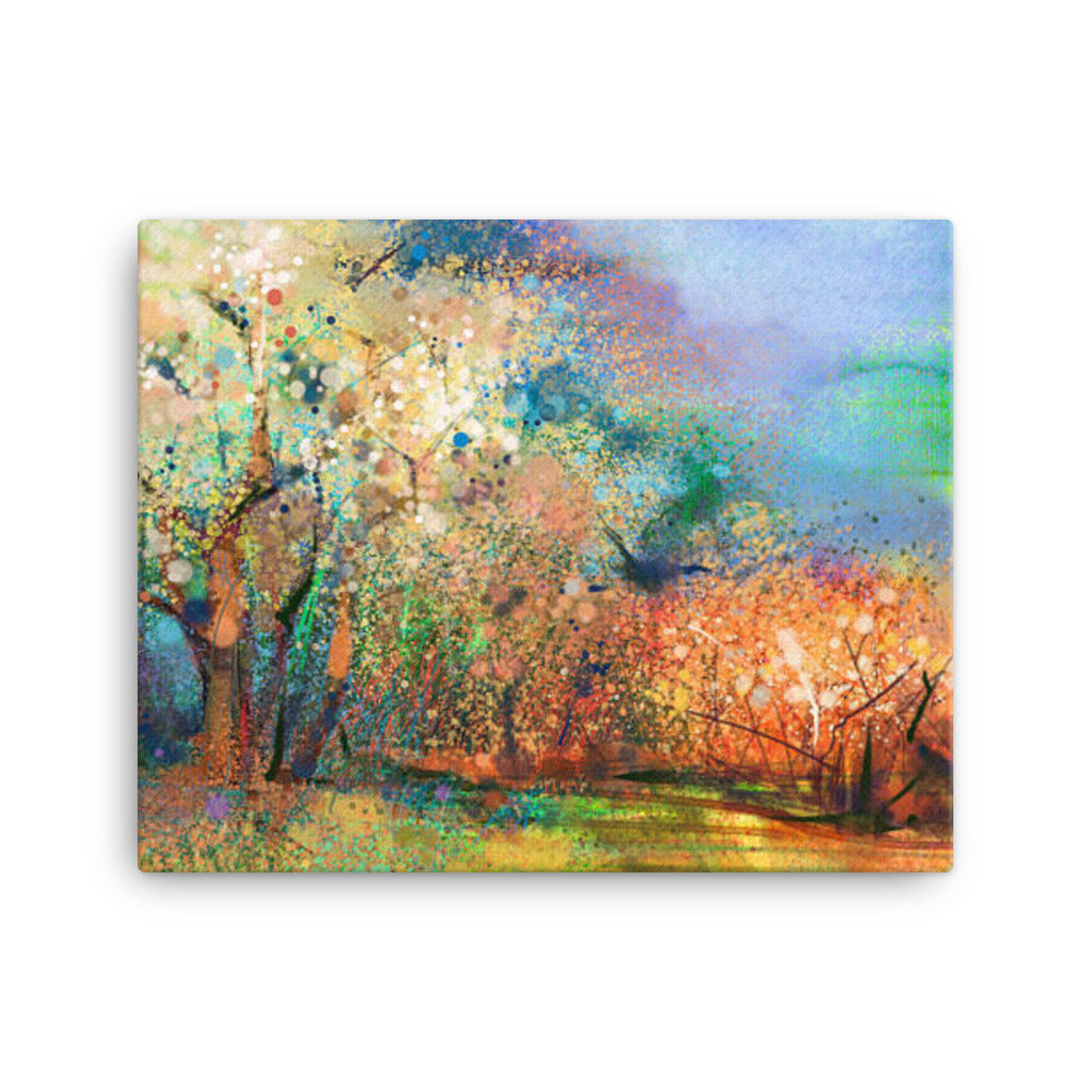 Colorful Trees Canvas Print