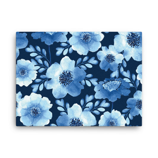 Blue Cornflower Canvas Print