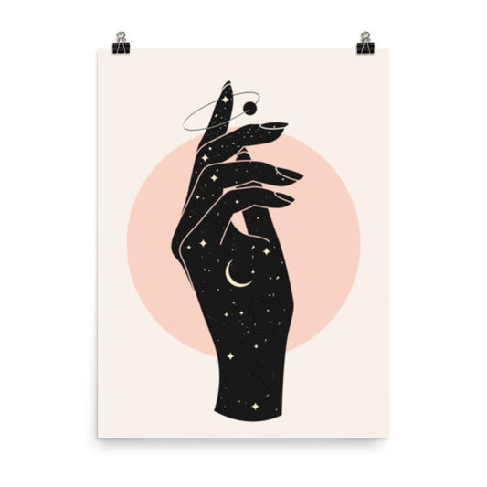 Celestial Hand Poster