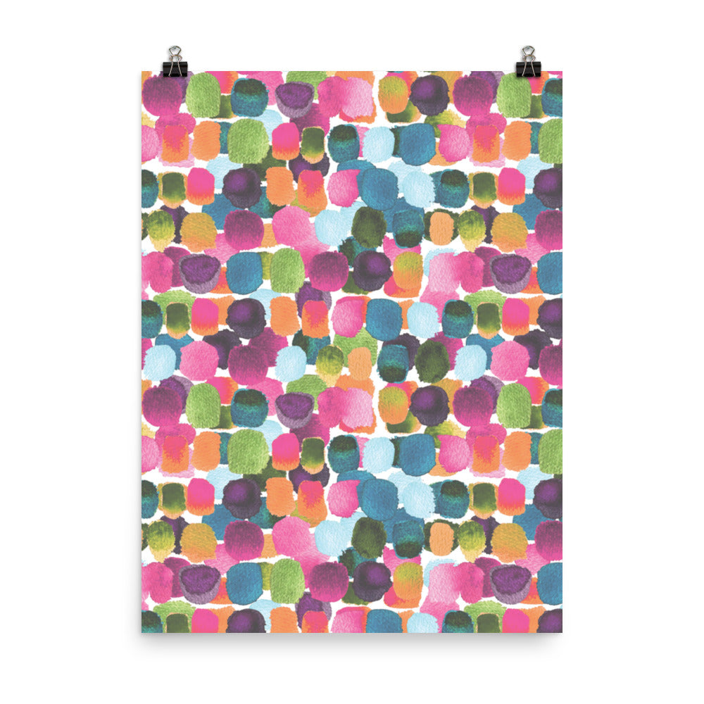 Colorful Dots Poster