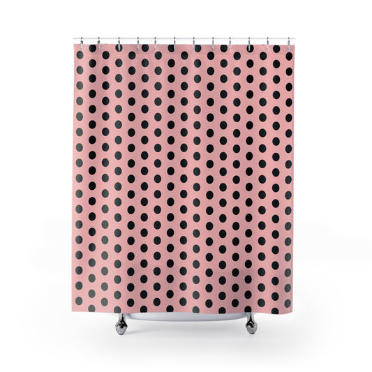 Stylish Polka Dots Shower Curtain