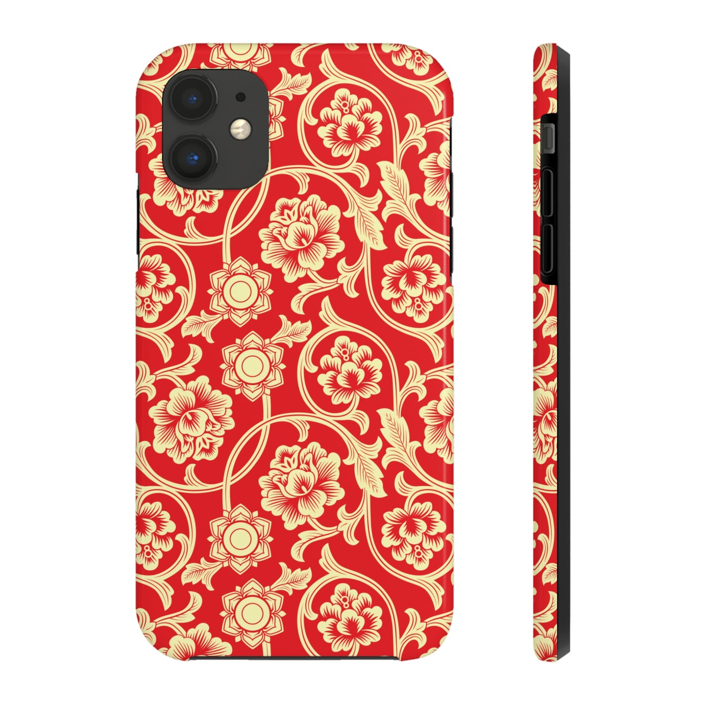 Flower Pattern Tough iPhone Cases
