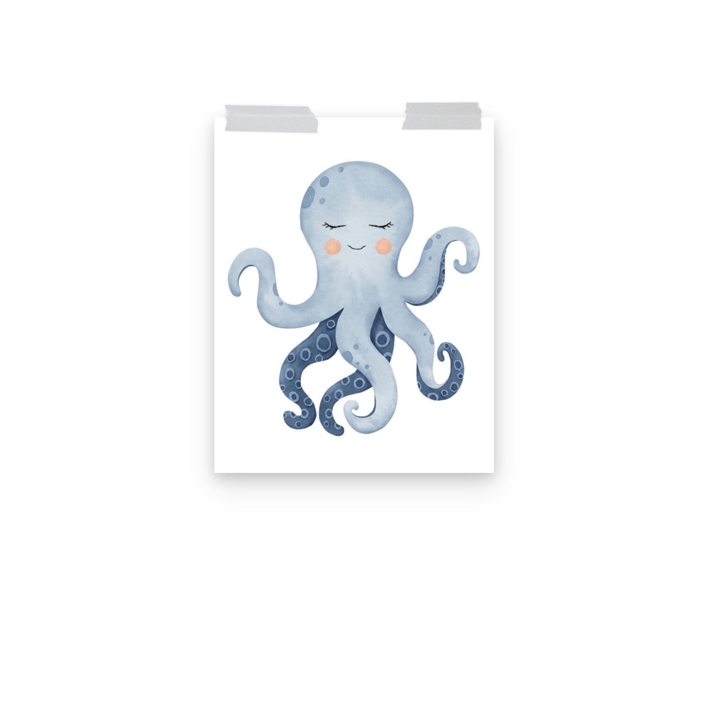 Baby Octopus Poster