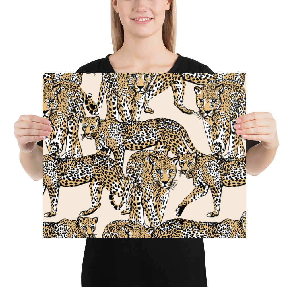 Leopard Pattern Poster
