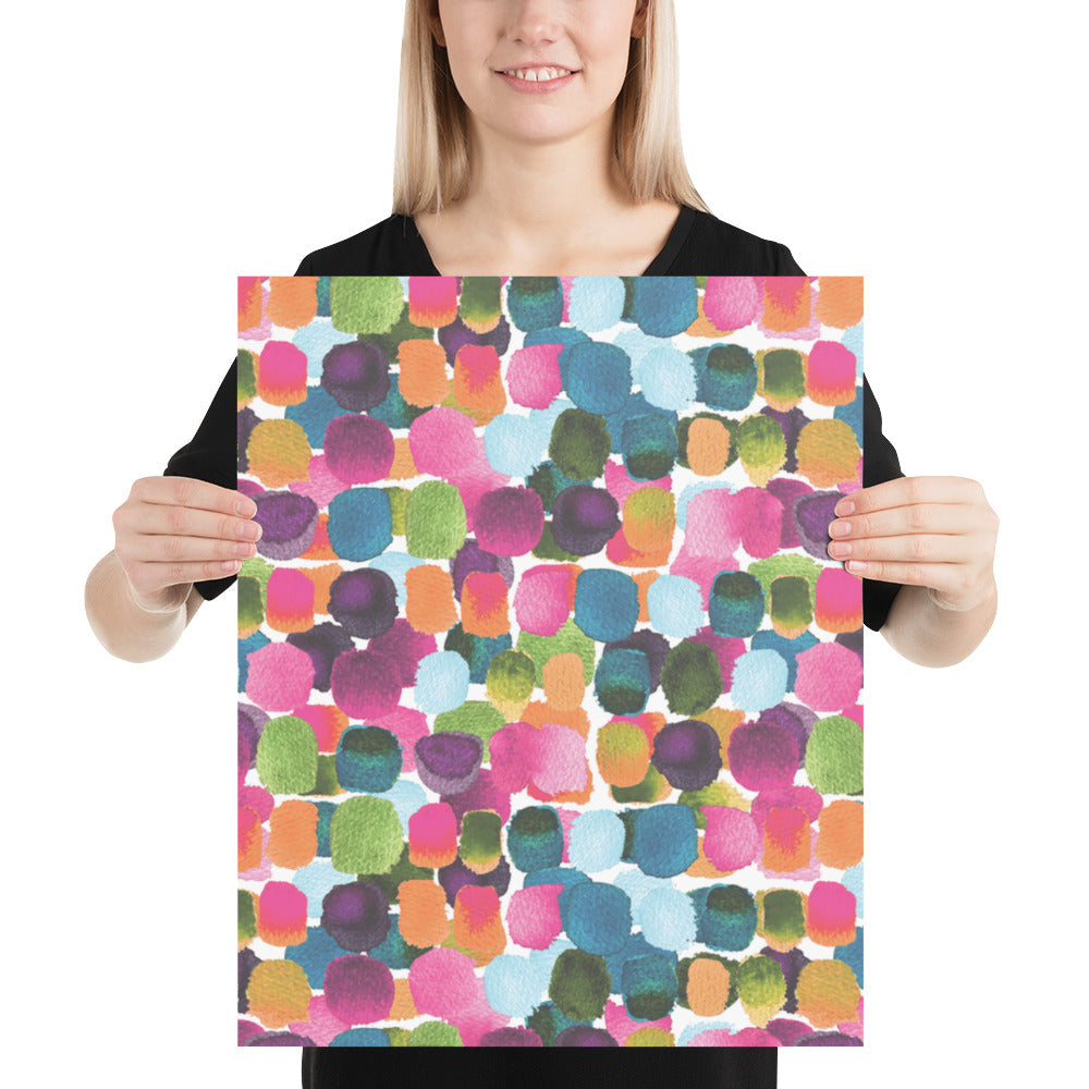 Colorful Dots Poster