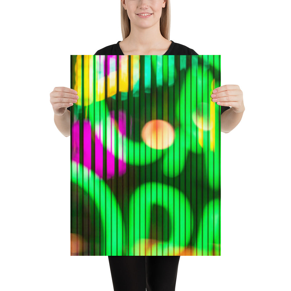 Green Neon Poster