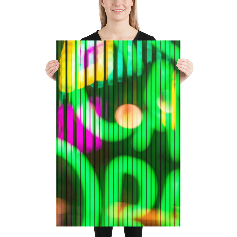 Green Neon Poster