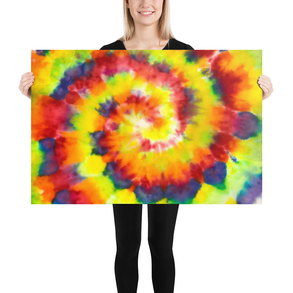 Colorful Tie Dye Poster