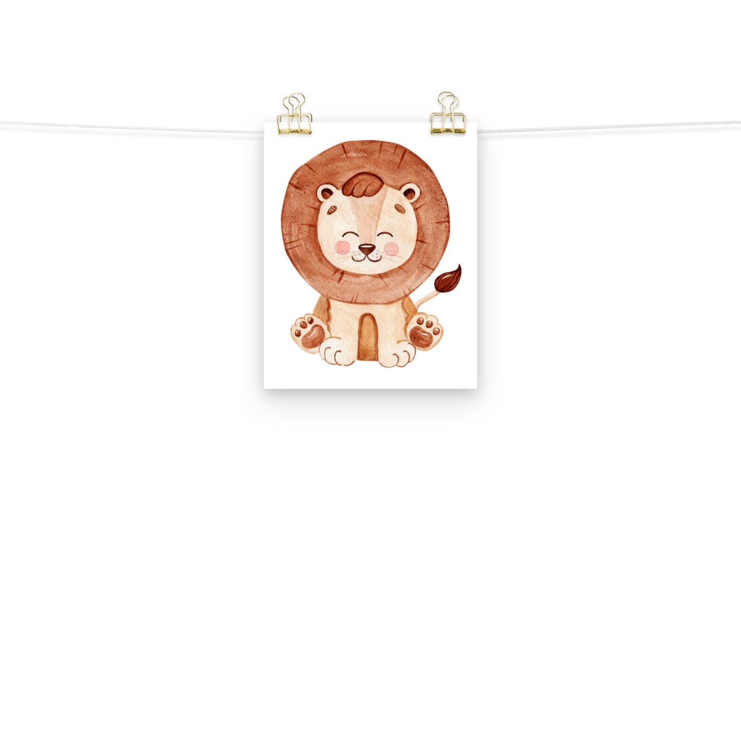 Cute Lion Poster