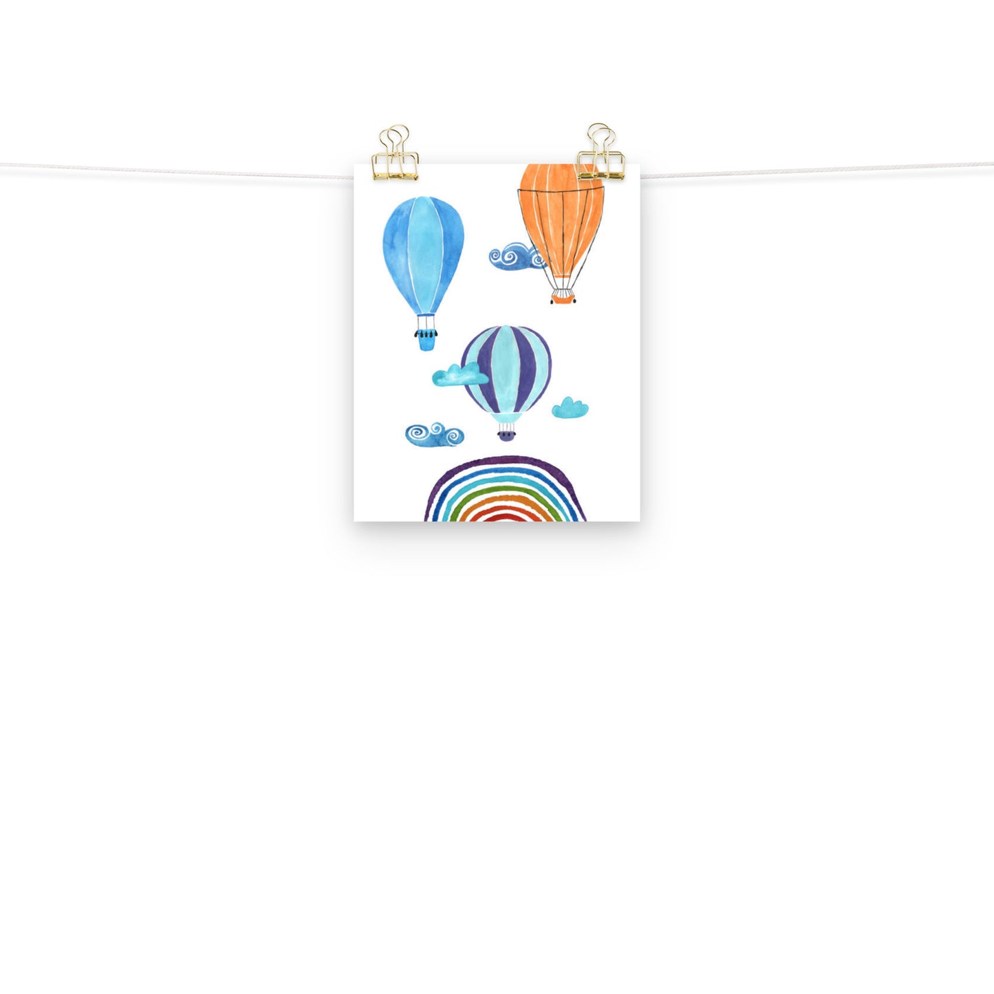 Hot Air Balloons Poster