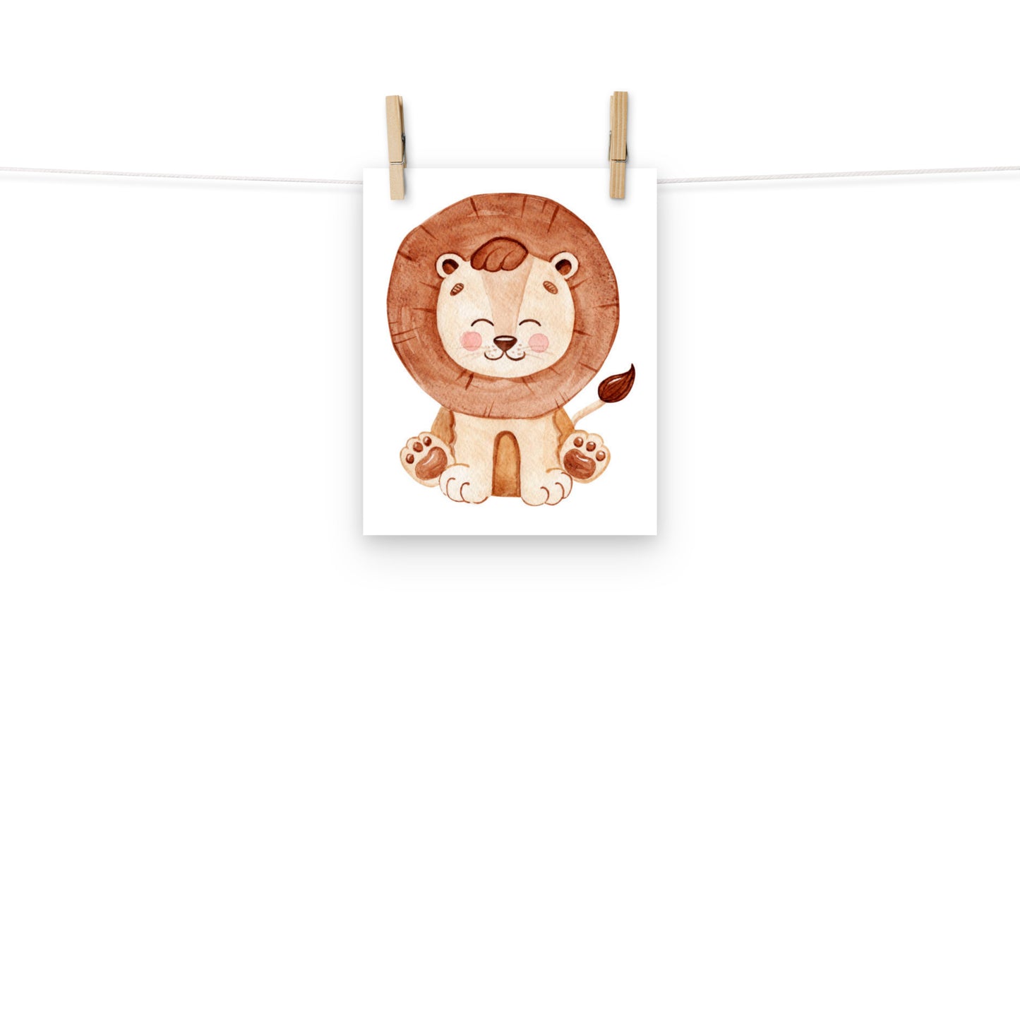 Cute Lion Poster
