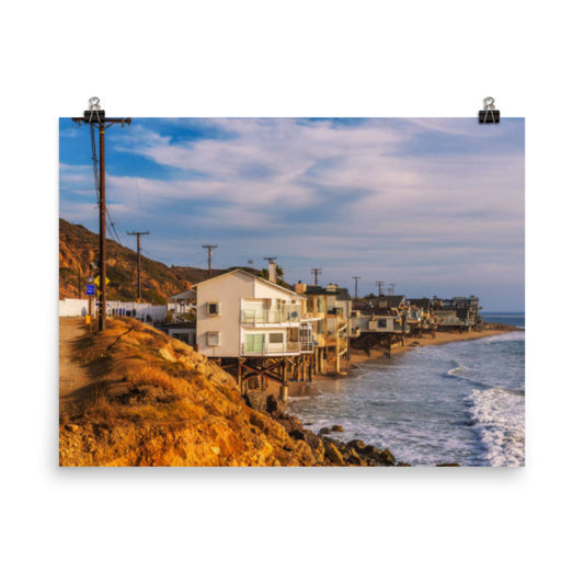 Oceanfront Homes on Malibu Beach