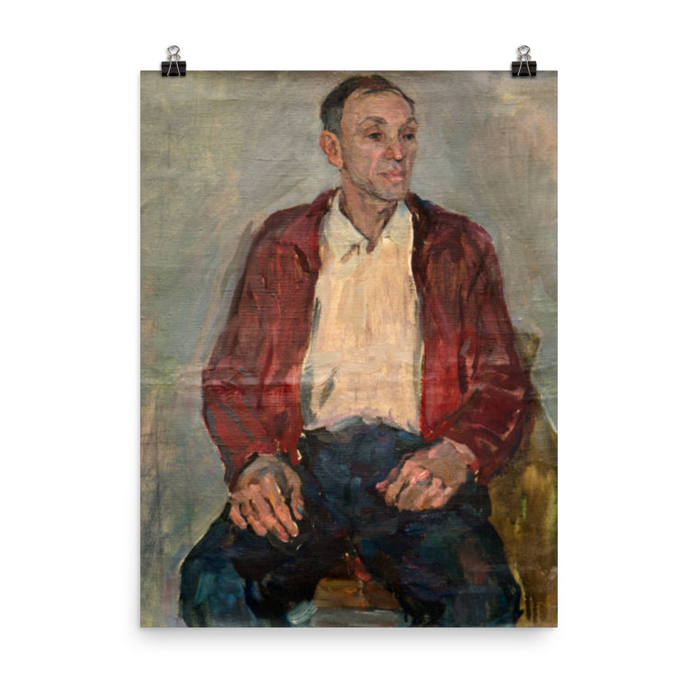 Man Sitting Portrait