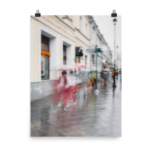 Rainy Weather City Street