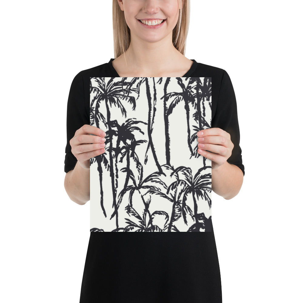 Palm Tree Ink Wallpaper