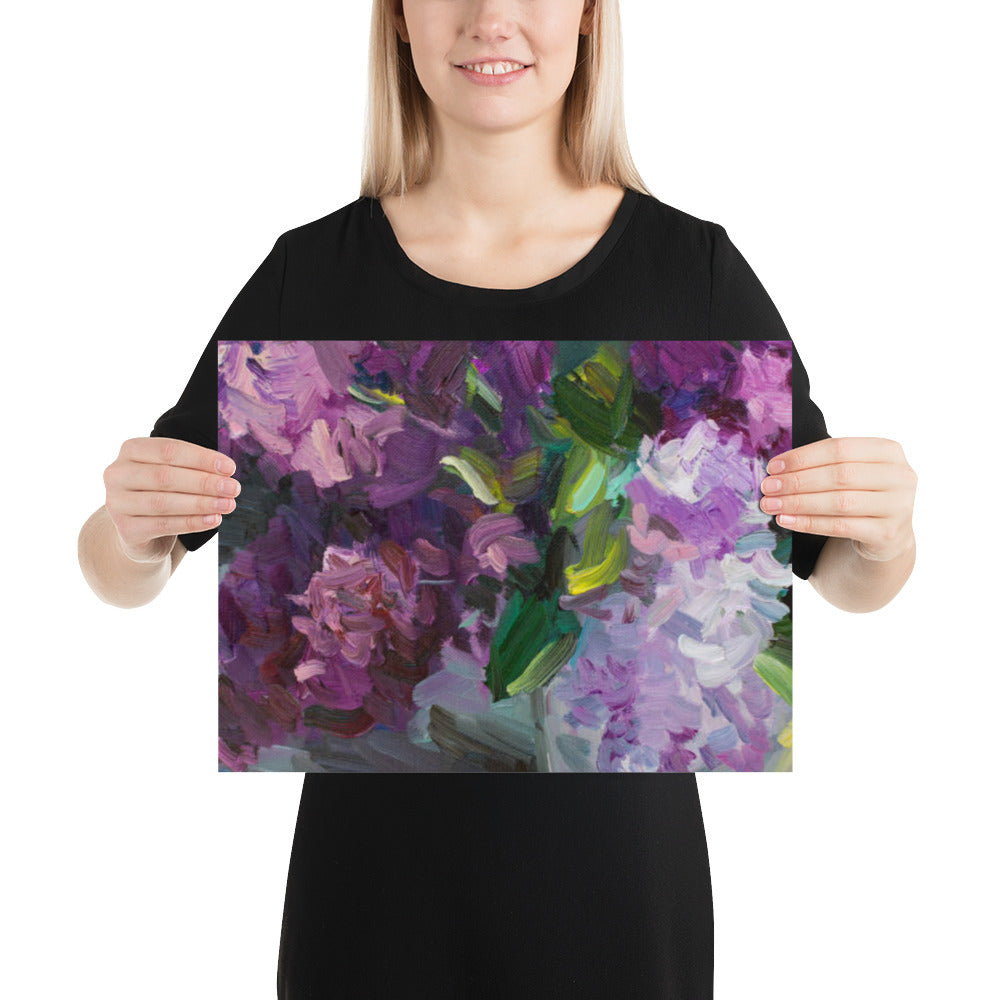 Lilac Oil Painting