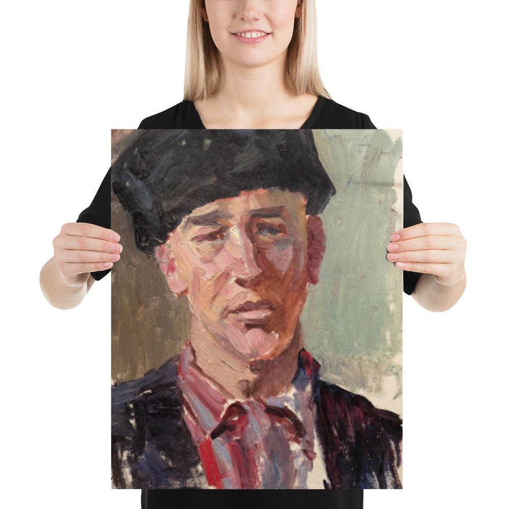 Man With Hat Portrait