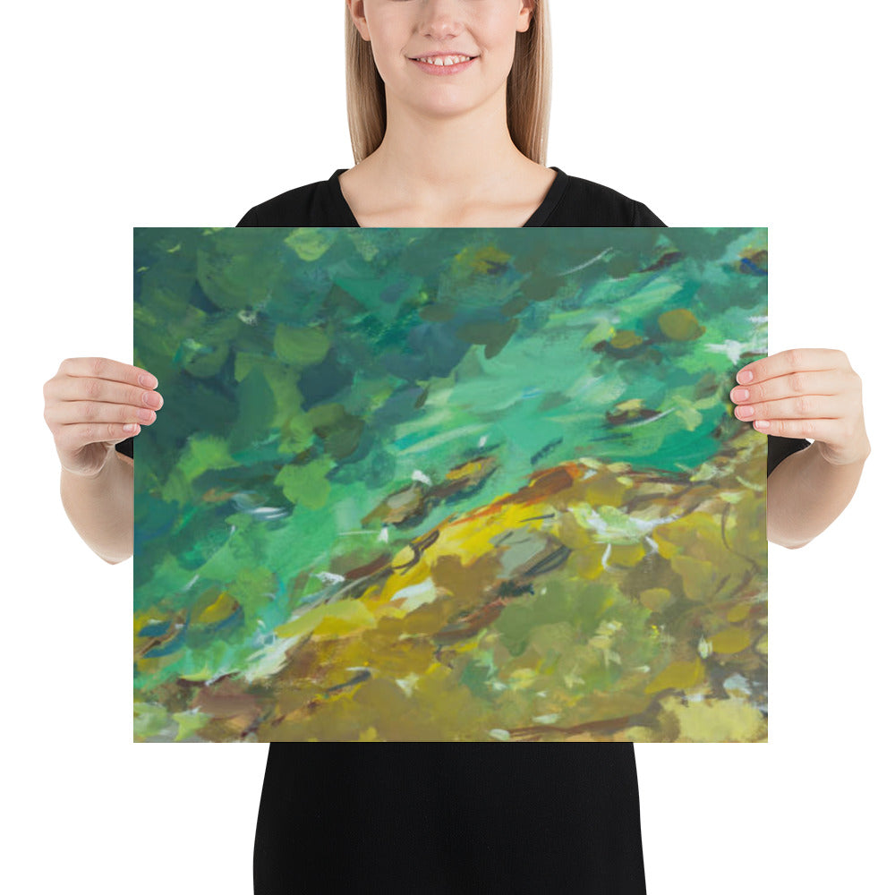 Abstract Sea Painting Print