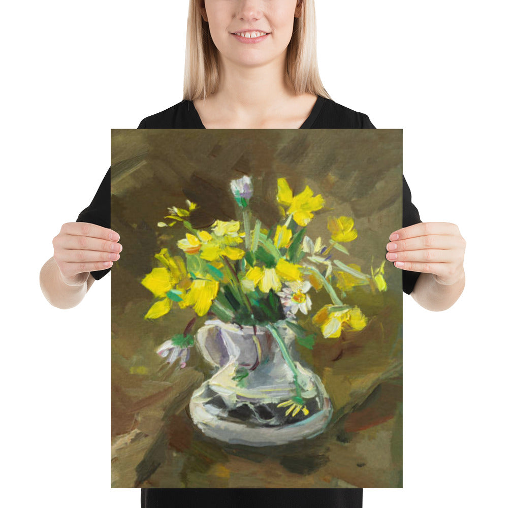 Yellow Bouquet in Vase