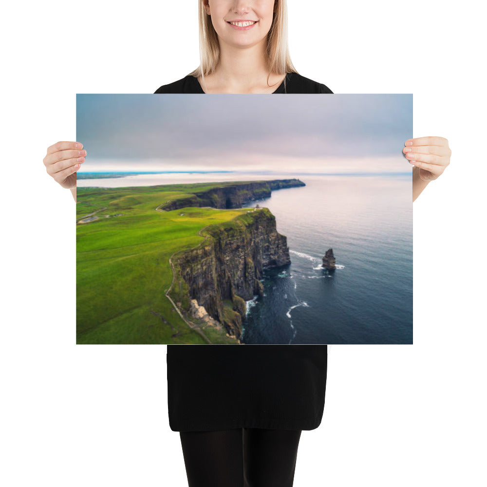 Scenic Cliffs of Moher in Ireland
