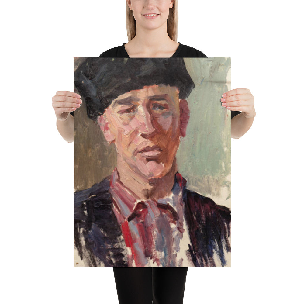 Man With Hat Portrait