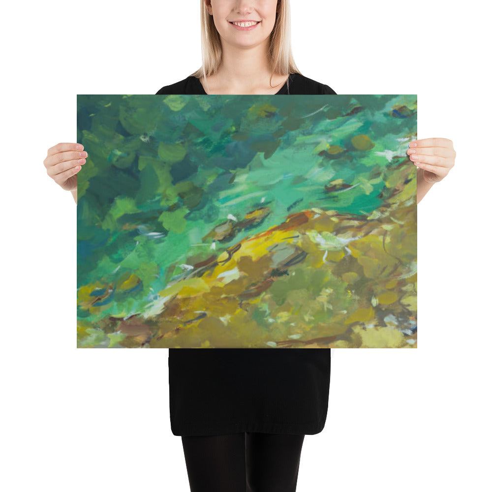 Abstract Sea Painting Print