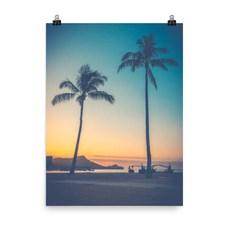 Sunrise Over Waikiki Beach